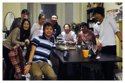 2010年お客様主催の鮭のちゃんちゃん焼きパーティー